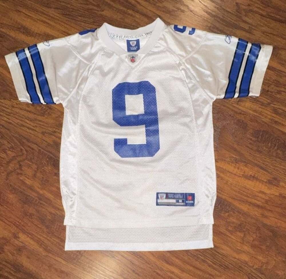 Reebok Dallas Cowboys Tony Romo 9 Football Jersey Size Medium White